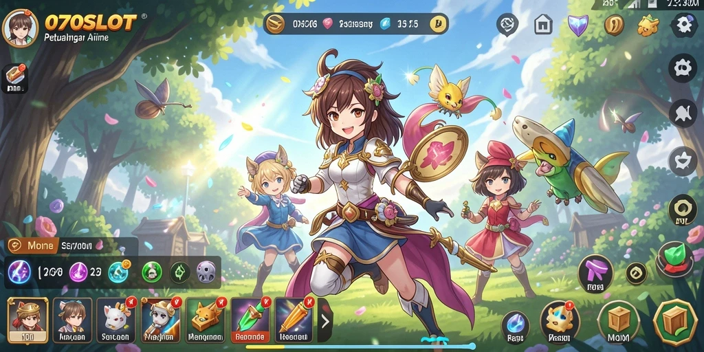 Gameplay seru dengan karakter anime unik di 070SLOT.