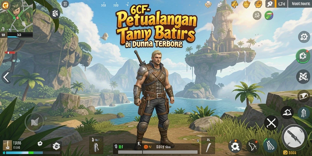Tangkapan layar menampilkan gameplay seru di dunia terbuka 6CF.
