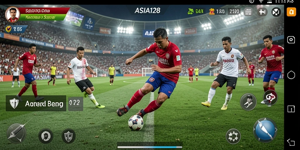 Tampilan mendebarkan dari gameplay <strong>ASIA128</strong> yang realistis.