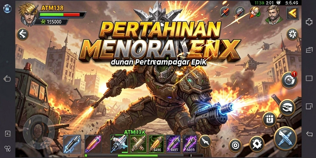 Tampilkan gameplay menakjubkan dari ATM138 dalam aksi seru Tower Defense.