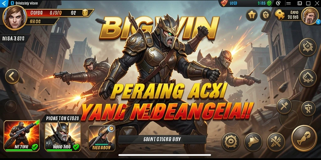Tampilan gameplay BIGWIN yang menegangkan dan seru.