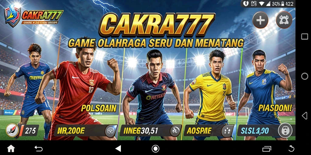 Gameplay menarik dan kompetitif dalam CAKRA777 dengan grafis berkelas.