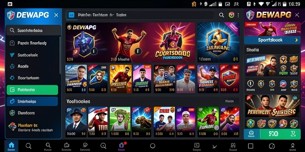 Tampilan menarik dari gameplay Sportsbook DEWAPG yang mengasyikkan.