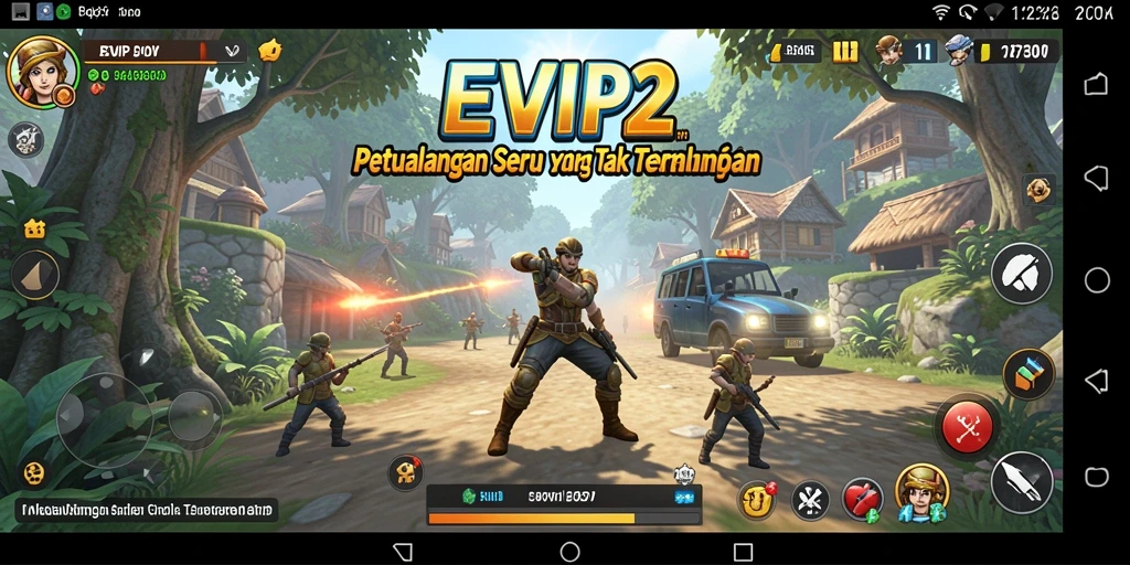 Tampilan gameplay EVIP2 yang menarik dan penuh aksi