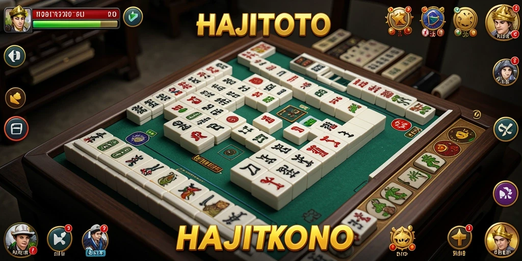 Tangkapan layar gameplay seru HAJITOTO yang menunjukkan tingkat mahjong yang menantang.