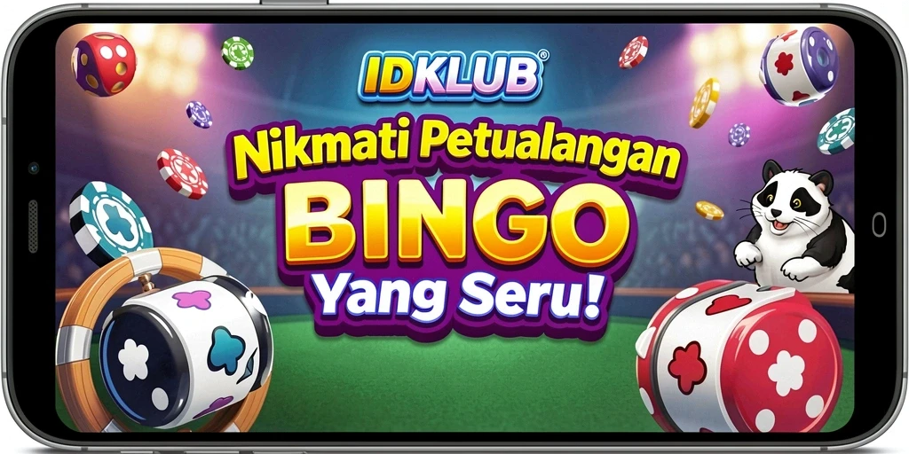 Tampilan gameplay Bingo yang seru di IDKLUB.
