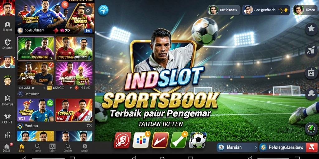 Tampilan utama gameplay INDSLOT yang menarik dengan berbagai pilihan taruhan.