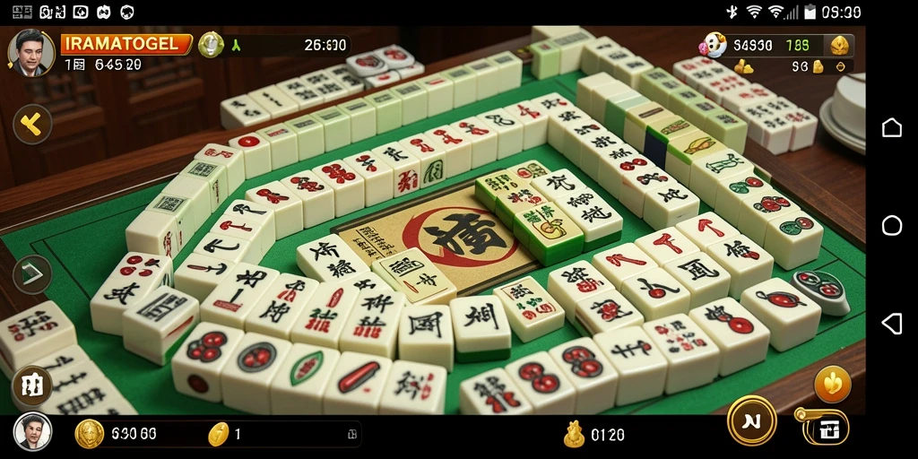 Tampilan gameplay <strong>IRAMATOGEL</strong> yang menarik dengan tantangan Mahjong.
