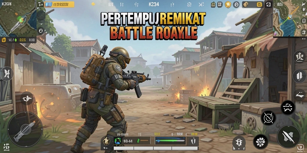 Tampilan gameplay K234 yang intens dan mendebarkan selama pertempuran.