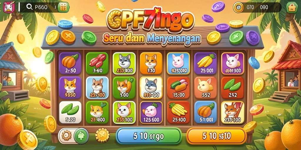 Gameplay seru PF777 dalam permainan Bingo yang menegangkan.