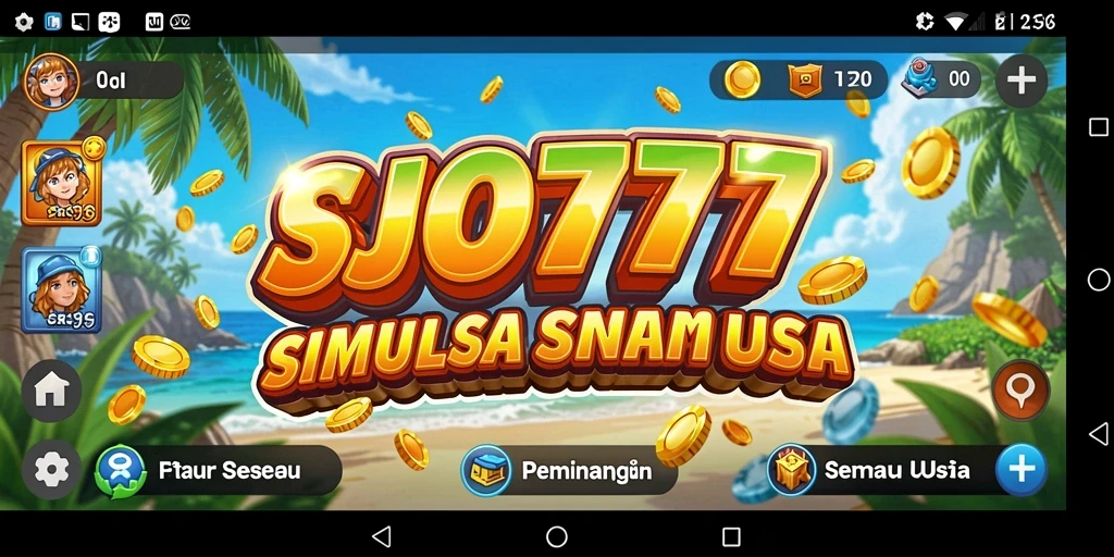 Screenshot SJO777 menampilkan pengalaman gameplay Simulation yang interaktif.