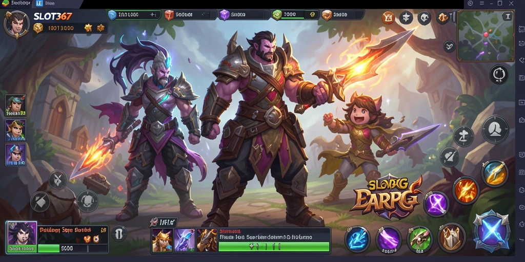Tampilan menarik dari gameplay ARPG SLOT367.