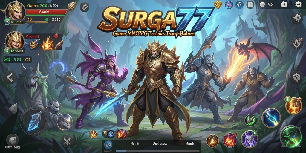 Tampilan gameplay seru dan mendebarkan dalam SURGA77.