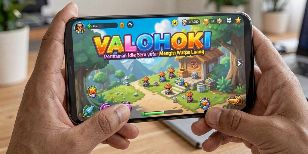 Screenshot utama VALOHOKI menampilkan gameplay Idle yang menarik.