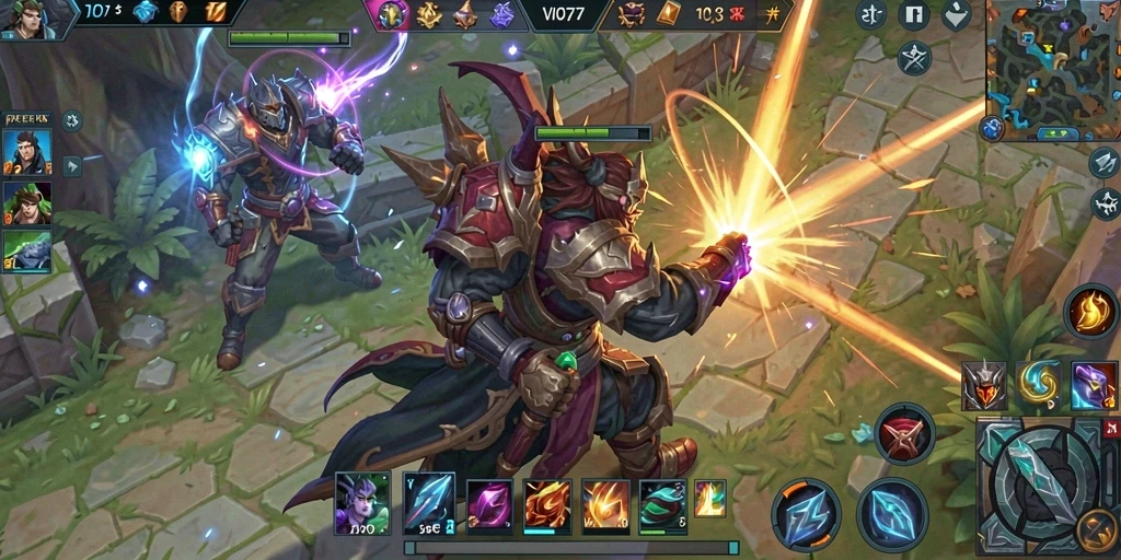 Gameplay VIO77 yang intens dan penuh strategi.